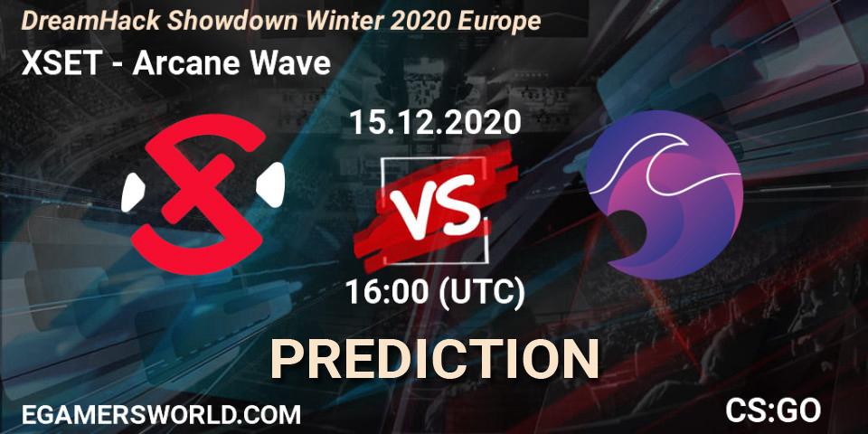 Pronóstico XSET - Arcane Wave. 15.12.2020 at 16:00, Counter-Strike (CS2), DreamHack Showdown Winter 2020 Europe