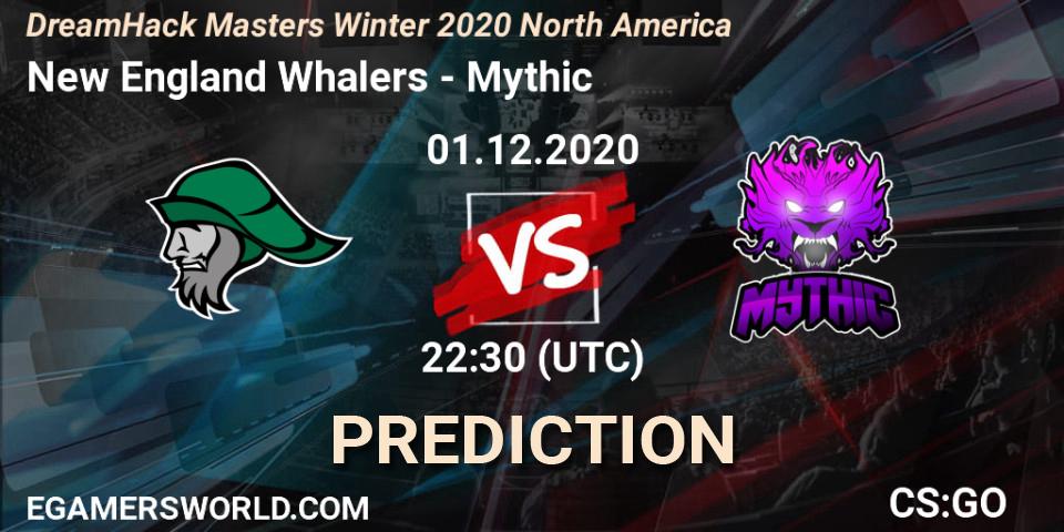 Pronóstico New England Whalers - Mythic. 01.12.20, CS2 (CS:GO), DreamHack Masters Winter 2020 North America