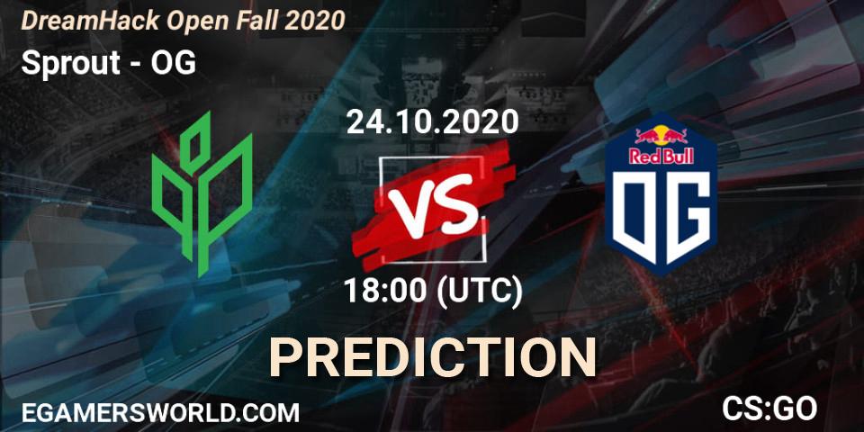 Pronóstico Sprout - OG. 24.10.2020 at 18:00, Counter-Strike (CS2), DreamHack Open Fall 2020