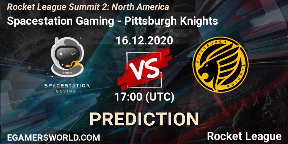 Pronóstico Spacestation Gaming - Pittsburgh Knights. 16.12.2020 at 17:00, Rocket League, Rocket League Summit 2: North America