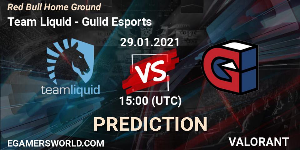 Pronóstico Team Liquid - Guild Esports. 29.01.2021 at 12:00, VALORANT, Red Bull Home Ground