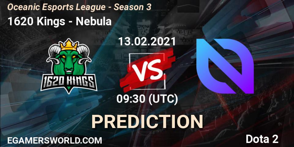 Pronóstico 1620 Kings - Nebula. 13.02.2021 at 10:52, Dota 2, Oceanic Esports League - Season 3