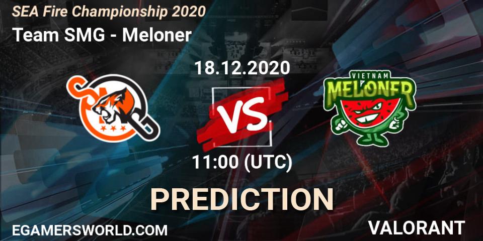 Pronóstico Team SMG - Meloner. 18.12.2020 at 11:00, VALORANT, SEA Fire Championship 2020