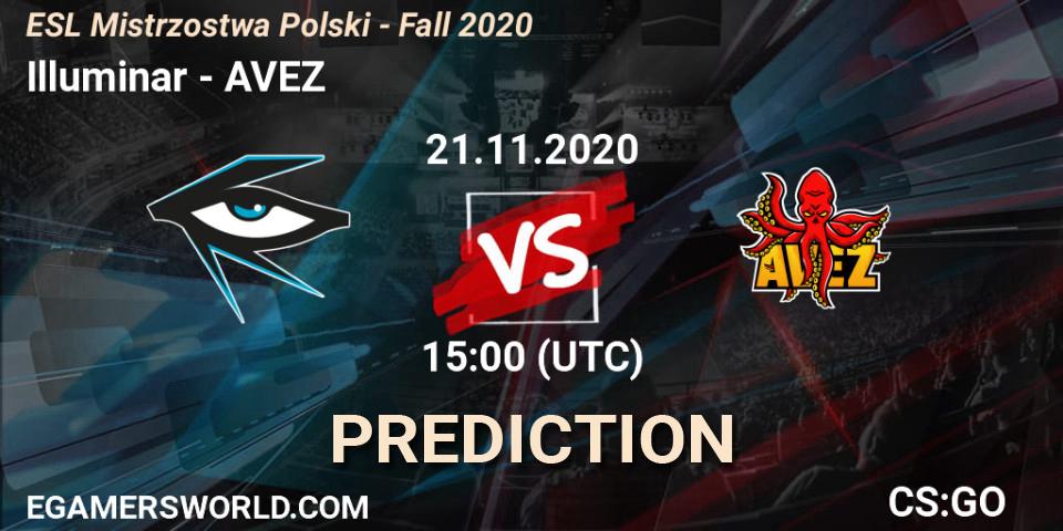 Pronóstico Illuminar - AVEZ. 21.11.2020 at 15:40, Counter-Strike (CS2), ESL Mistrzostwa Polski - Fall 2020