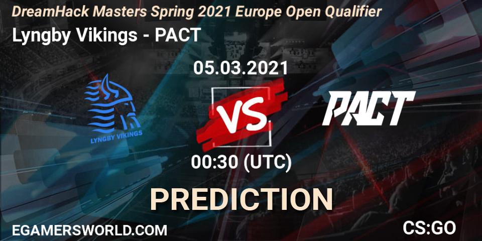 Pronóstico Lyngby Vikings - Hard Legion. 05.03.21, CS2 (CS:GO), DreamHack Masters Spring 2021 Europe Open Qualifier