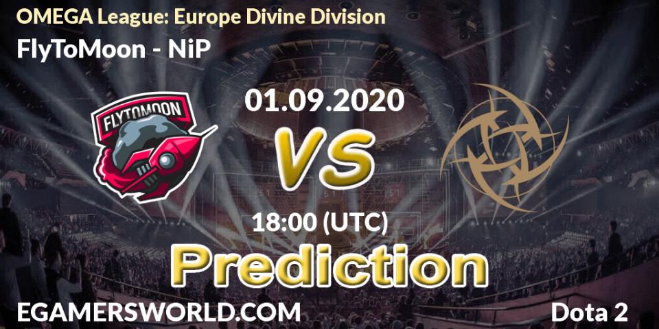 Pronóstico FlyToMoon - NiP. 01.09.20, Dota 2, OMEGA League: Europe Divine Division