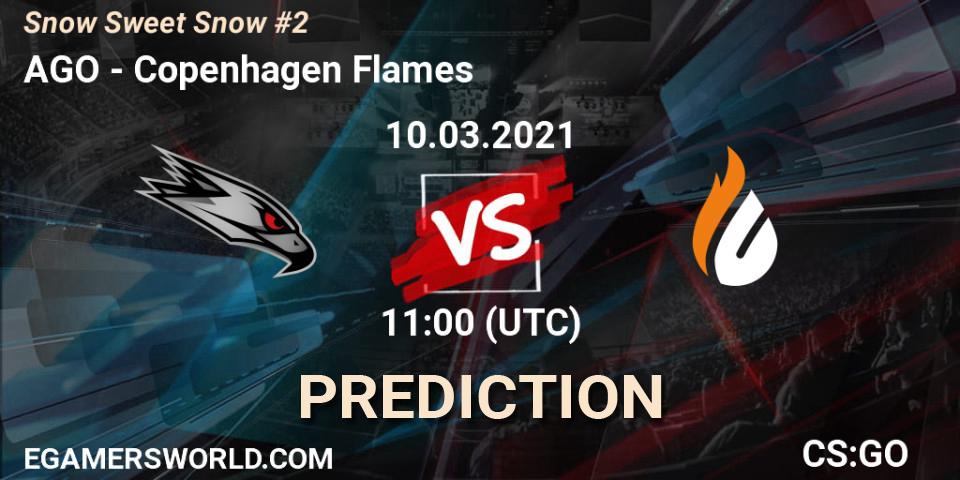 Pronóstico AGO - Copenhagen Flames. 10.03.2021 at 11:00, Counter-Strike (CS2), Snow Sweet Snow #2
