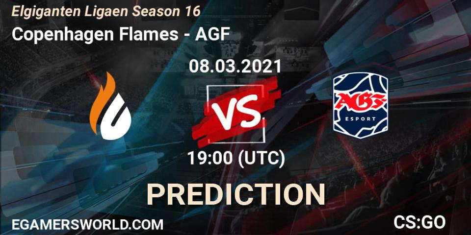 Pronóstico Copenhagen Flames - AGF. 08.03.2021 at 19:00, Counter-Strike (CS2), Elgiganten Ligaen Season 16