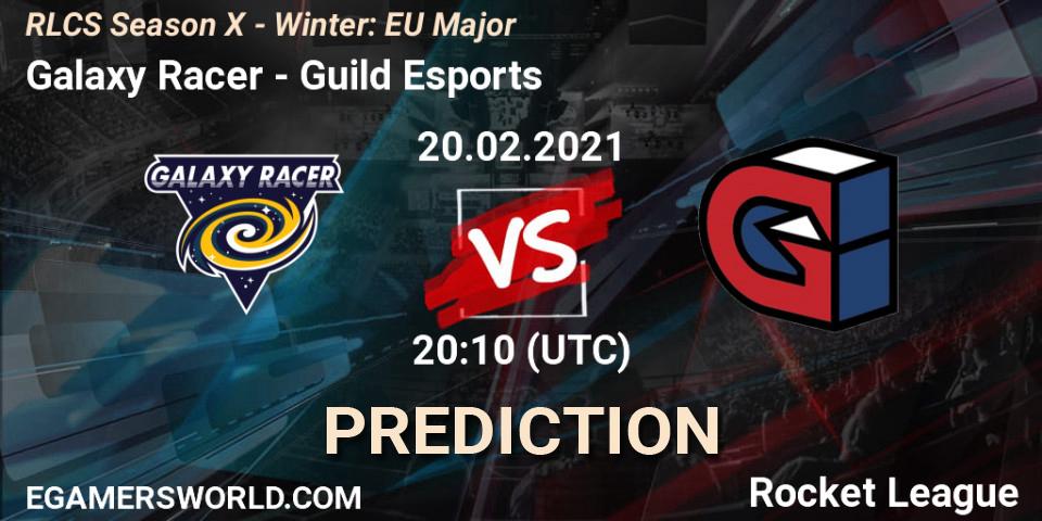 Pronóstico Galaxy Racer - Guild Esports. 20.02.2021 at 20:40, Rocket League, RLCS Season X - Winter: EU Major