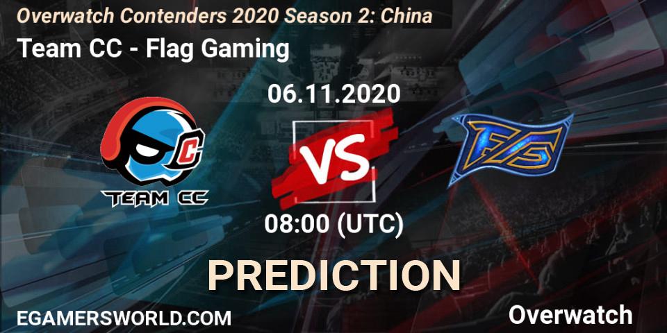 Pronóstico Team CC - Flag Gaming. 06.11.20, Overwatch, Overwatch Contenders 2020 Season 2: China