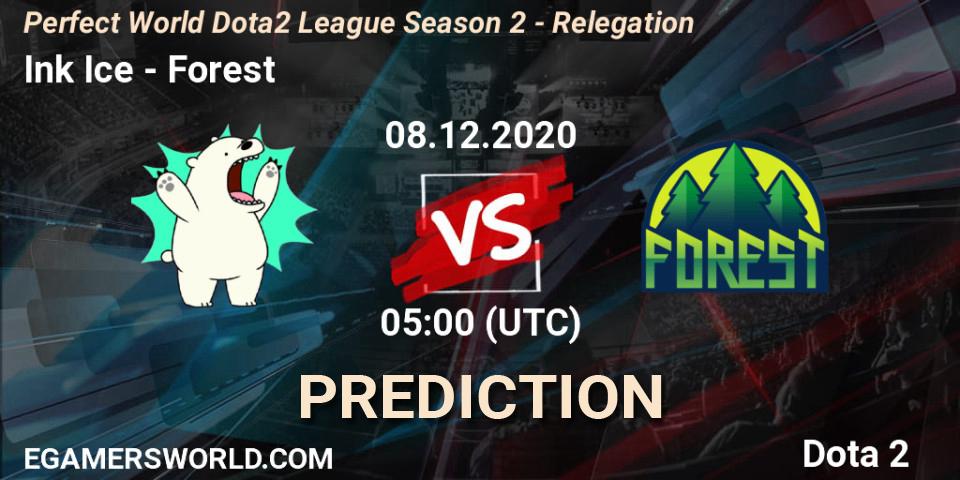 Pronóstico Ink Ice - Forest. 09.12.2020 at 07:11, Dota 2, Perfect World Dota2 League Season 2 - Relegation