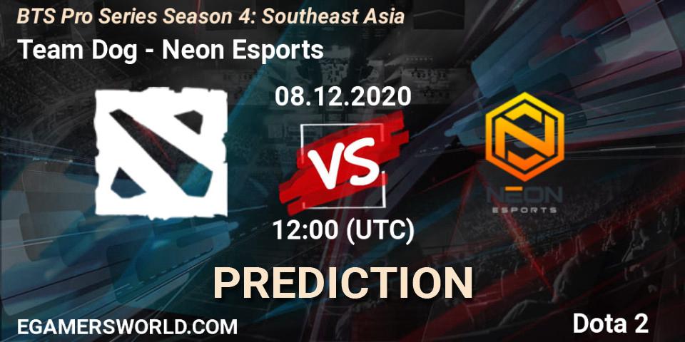 Pronóstico Team Dog - Neon Esports. 08.12.2020 at 12:38, Dota 2, BTS Pro Series Season 4: Southeast Asia