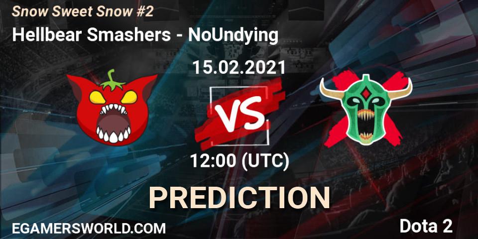 Pronóstico Hellbear Smashers - NoUndying. 15.02.2021 at 12:02, Dota 2, Snow Sweet Snow #2