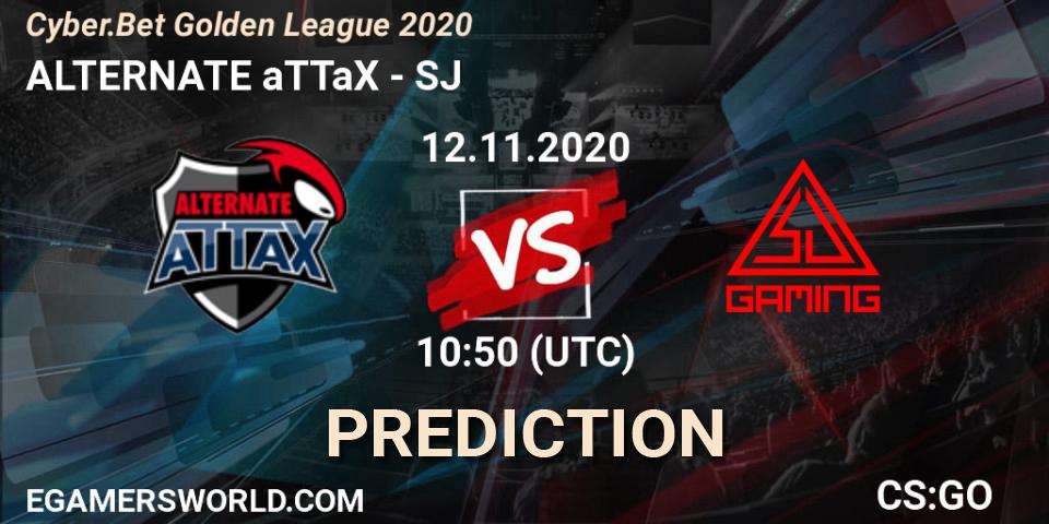 Pronóstico ALTERNATE aTTaX - SJ. 12.11.2020 at 10:50, Counter-Strike (CS2), Cyber.Bet Golden League 2020