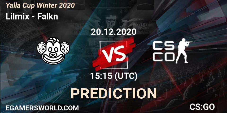 Pronóstico Lilmix - Falkn. 20.12.2020 at 15:40, Counter-Strike (CS2), Yalla Cup Winter 2020
