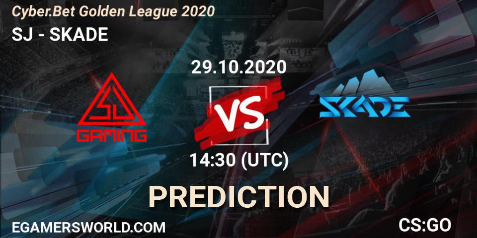 Pronóstico SJ - SKADE. 29.10.2020 at 14:30, Counter-Strike (CS2), Cyber.Bet Golden League 2020