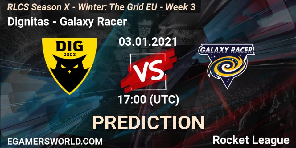 Pronóstico Dignitas - Galaxy Racer. 03.01.2021 at 17:00, Rocket League, RLCS Season X - Winter: The Grid EU - Week 3
