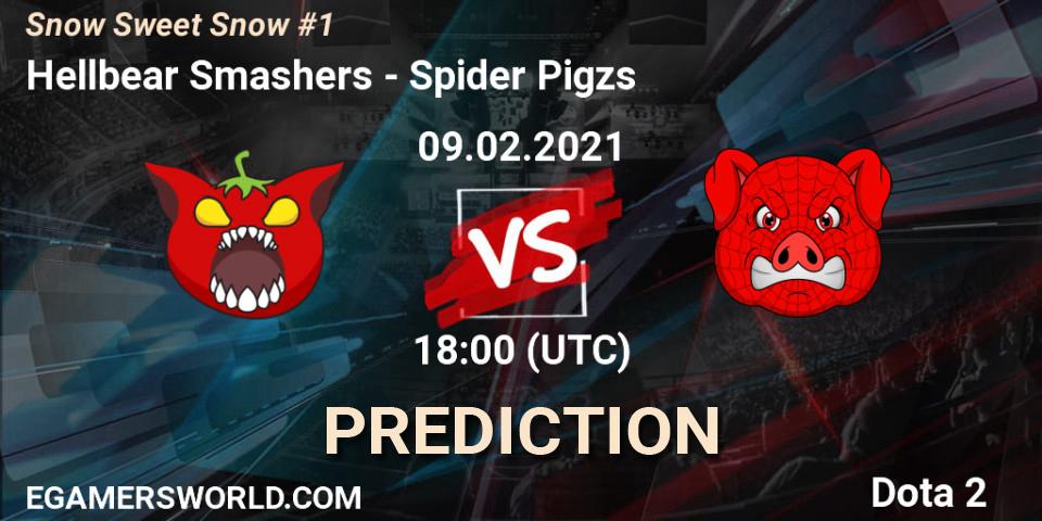 Pronóstico Hellbear Smashers - Spider Pigzs. 09.02.2021 at 18:41, Dota 2, Snow Sweet Snow #1