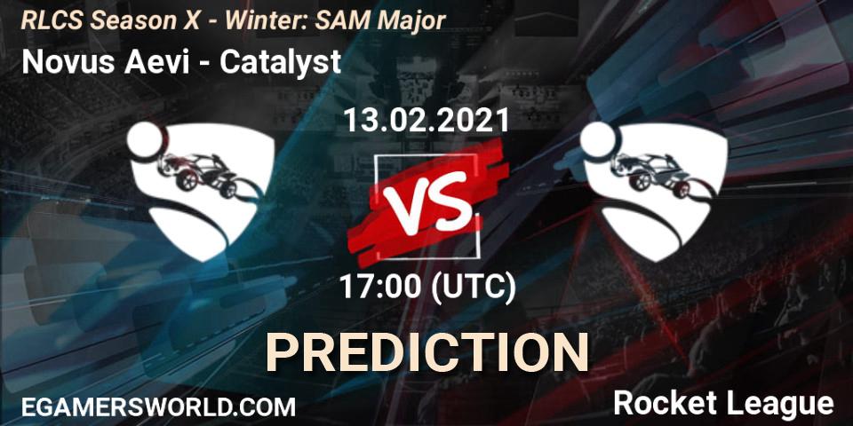 Pronóstico Novus Aevi - Catalyst. 13.02.2021 at 17:00, Rocket League, RLCS Season X - Winter: SAM Major