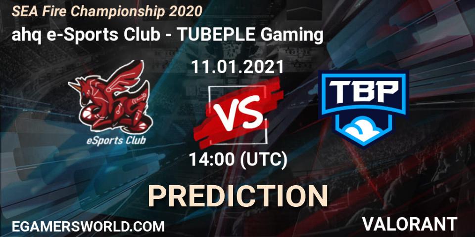 Pronóstico ahq e-Sports Club - TUBEPLE Gaming. 11.01.2021 at 14:00, VALORANT, SEA Fire Championship 2020