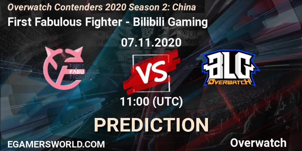 Pronóstico First Fabulous Fighter - Bilibili Gaming. 07.11.20, Overwatch, Overwatch Contenders 2020 Season 2: China