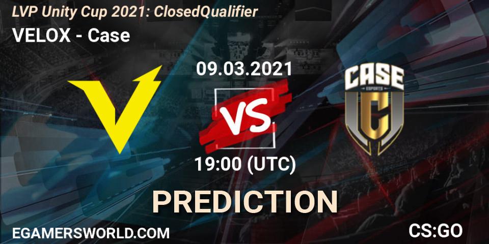 Pronóstico VELOX - Case. 09.03.2021 at 16:00, Counter-Strike (CS2), LVP Unity Cup Spring 2021: Closed Qualifier