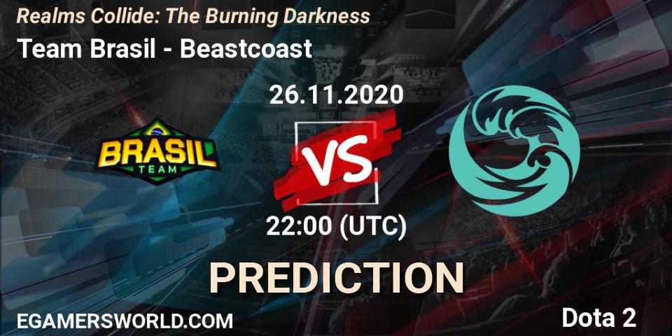 Pronóstico Team Brasil - Beastcoast. 26.11.2020 at 22:51, Dota 2, Realms Collide: The Burning Darkness