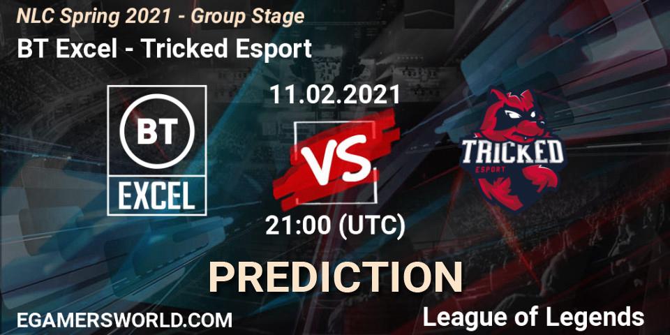 Pronóstico BT Excel - Tricked Esport. 11.02.2021 at 21:00, LoL, NLC Spring 2021 - Group Stage