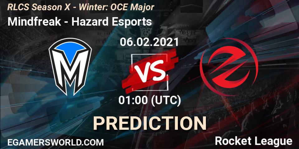 Pronóstico Mindfreak - Hazard Esports. 06.02.2021 at 01:00, Rocket League, RLCS Season X - Winter: OCE Major