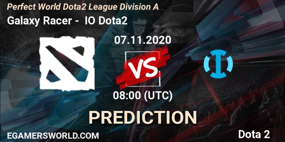 Pronóstico Galaxy Racer - IO Dota2. 07.11.2020 at 08:36, Dota 2, Perfect World Dota2 League Division A