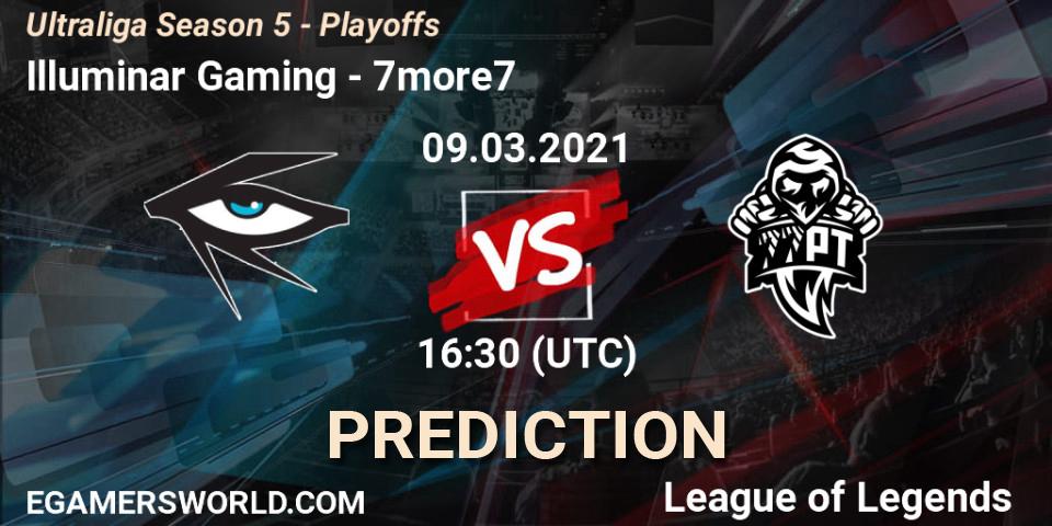 Pronóstico Illuminar Gaming - 7more7. 09.03.2021 at 16:30, LoL, Ultraliga Season 5 - Playoffs