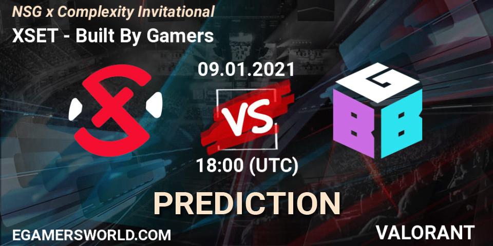 Pronóstico XSET - Built By Gamers. 09.01.2021 at 21:00, VALORANT, NSG x Complexity Invitational