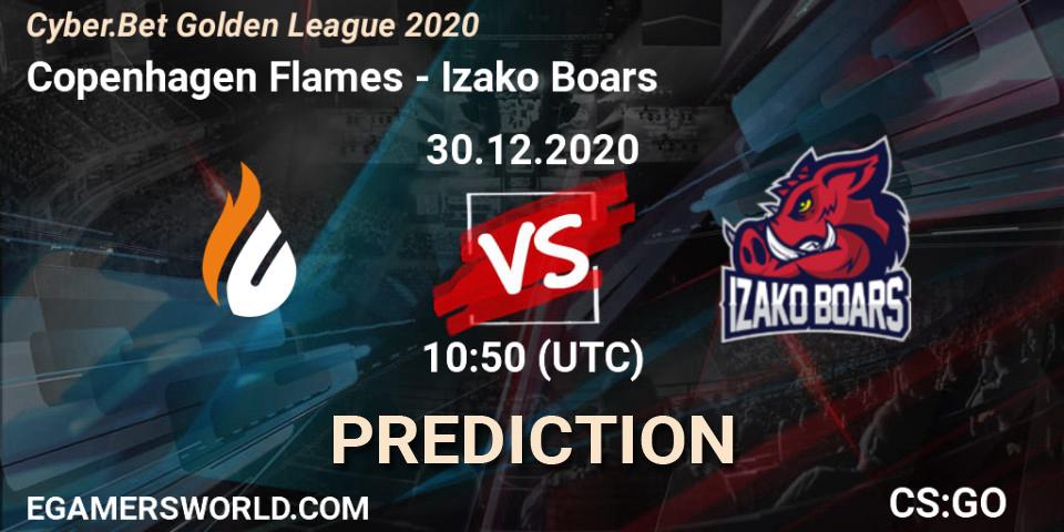 Pronóstico Copenhagen Flames - Izako Boars. 30.11.2020 at 10:50, Counter-Strike (CS2), Cyber.Bet Golden League 2020