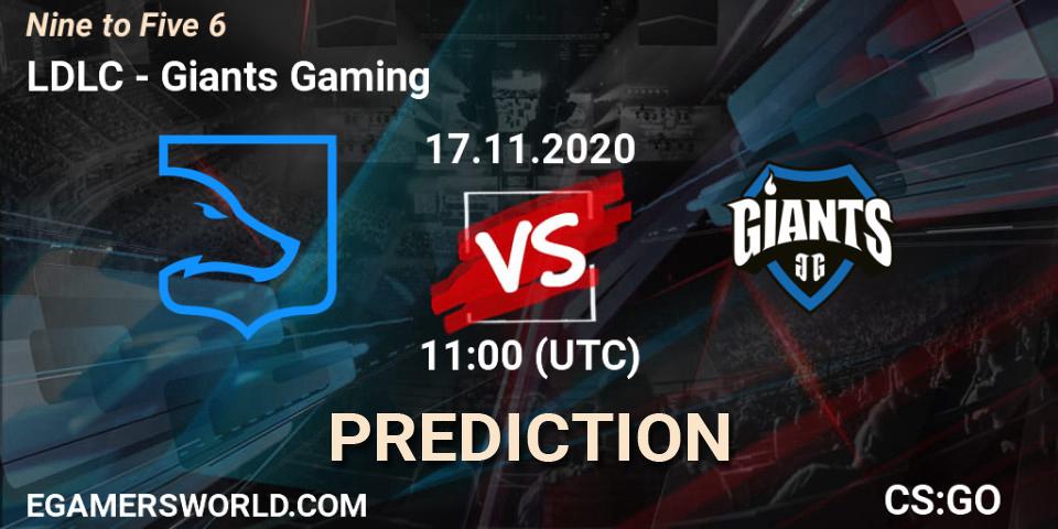 Pronóstico LDLC - Giants Gaming. 17.11.2020 at 11:00, Counter-Strike (CS2), Nine to Five 6