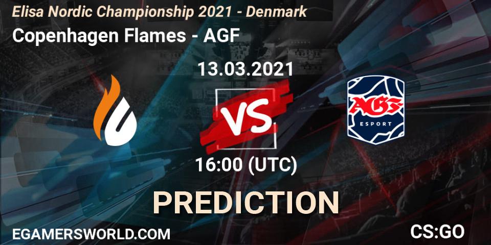 Pronóstico Copenhagen Flames - AGF. 13.03.2021 at 16:05, Counter-Strike (CS2), Elisa Nordic Championship 2021 - Denmark