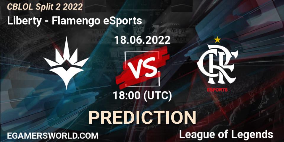 Pronóstico Liberty - Flamengo eSports. 18.06.2022 at 18:20, LoL, CBLOL Split 2 2022