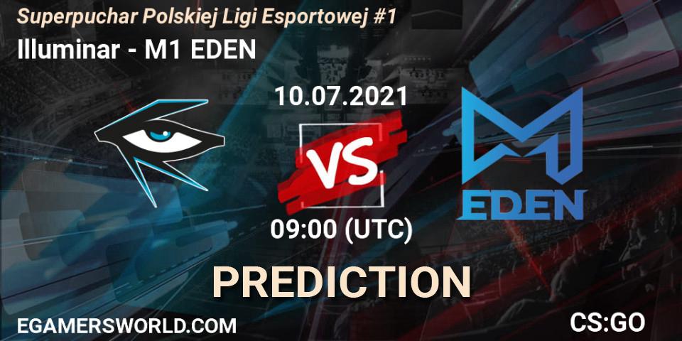 Pronóstico Illuminar - M1 EDEN. 10.07.2021 at 10:05, Counter-Strike (CS2), Superpuchar Polskiej Ligi Esportowej #1