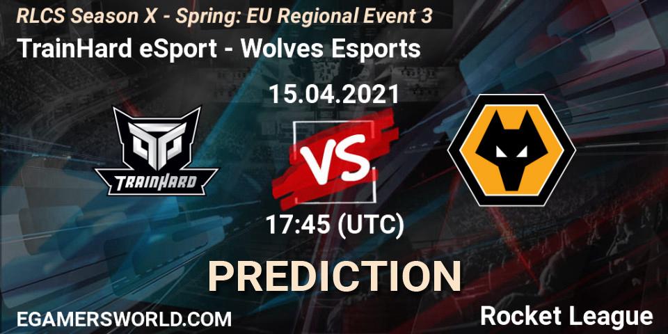 Pronóstico TrainHard eSport - Wolves Esports. 15.04.2021 at 17:45, Rocket League, RLCS Season X - Spring: EU Regional Event 3