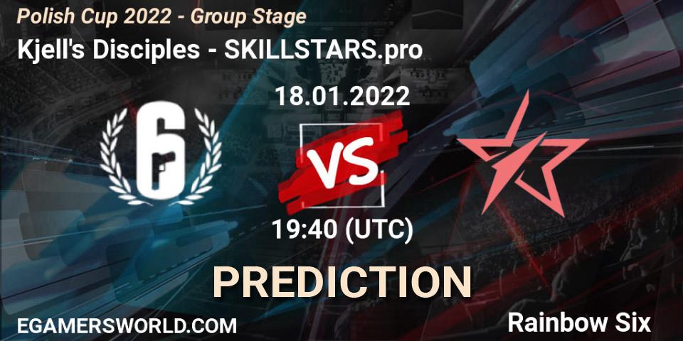 Pronóstico Kjell's Disciples - SKILLSTARS.pro. 18.01.2022 at 19:40, Rainbow Six, Polish Cup 2022 - Group Stage