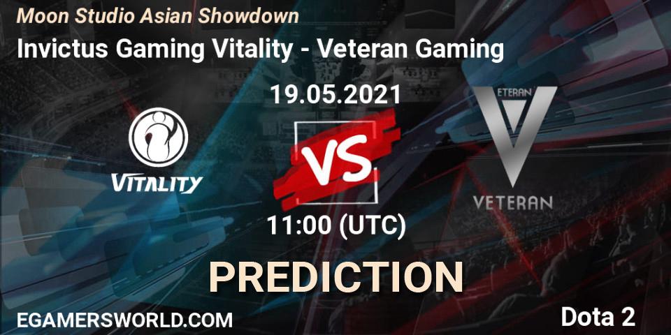 Pronóstico Invictus Gaming Vitality - Veteran Gaming. 19.05.21, Dota 2, Moon Studio Asian Showdown
