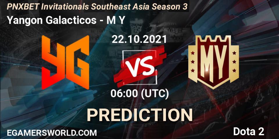 Pronóstico Yangon Galacticos - M Y. 22.10.2021 at 06:20, Dota 2, PNXBET Invitationals Southeast Asia Season 3