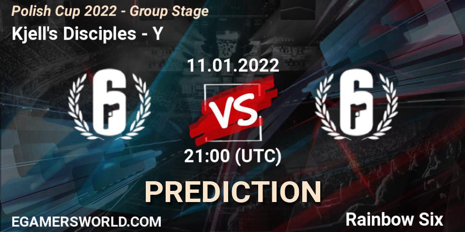Pronóstico Kjell's Disciples - YŚ. 11.01.2022 at 21:00, Rainbow Six, Polish Cup 2022 - Group Stage