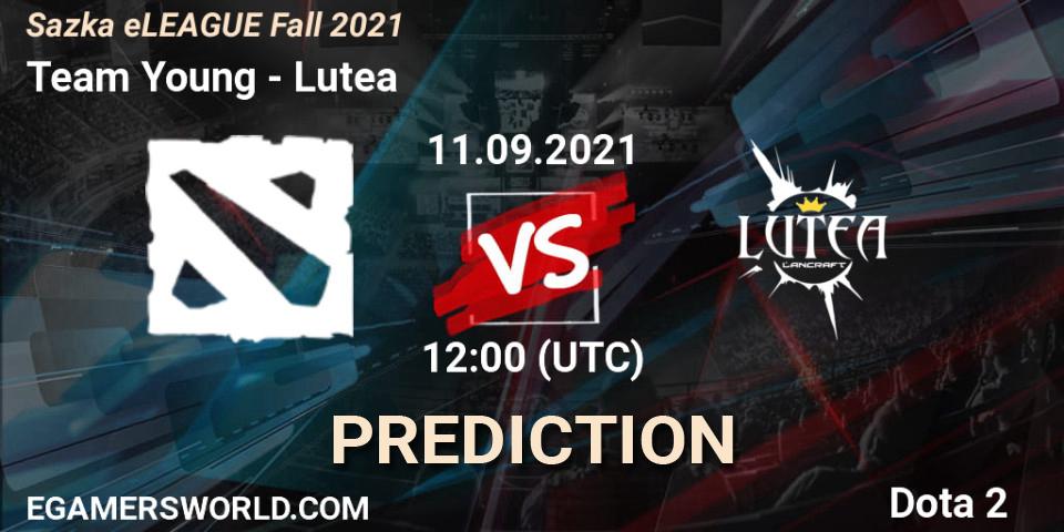 Pronóstico Team Young - Lutea. 11.09.2021 at 12:11, Dota 2, Sazka eLEAGUE Fall 2021