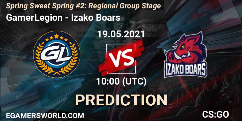 Pronóstico GamerLegion - Izako Boars. 19.05.21, CS2 (CS:GO), Spring Sweet Spring #2: Regional Group Stage