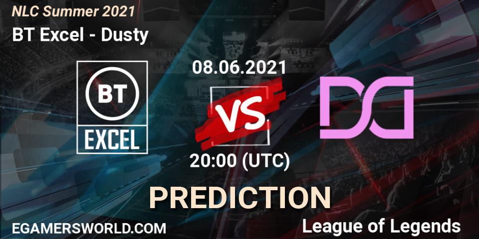 Pronóstico BT Excel - Dusty. 08.06.2021 at 20:15, LoL, NLC Summer 2021