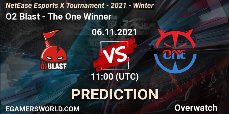 Pronóstico O2 Blast - The One Winner. 06.11.21, Overwatch, NetEase Esports X Tournament - 2021 - Winter