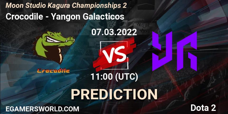 Pronóstico Crocodile - Yangon Galacticos. 07.03.2022 at 12:36, Dota 2, Moon Studio Kagura Championships 2