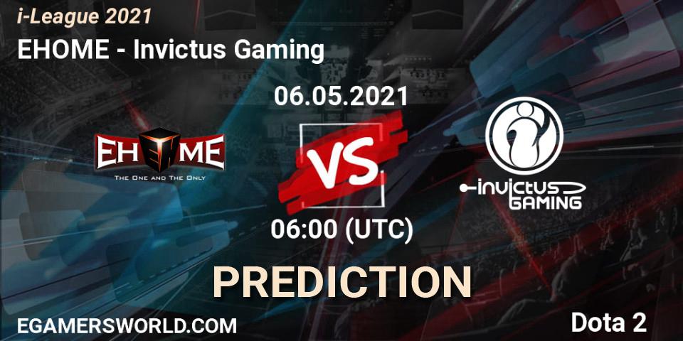 Pronóstico EHOME - Invictus Gaming. 06.05.21, Dota 2, i-League 2021 Season 1