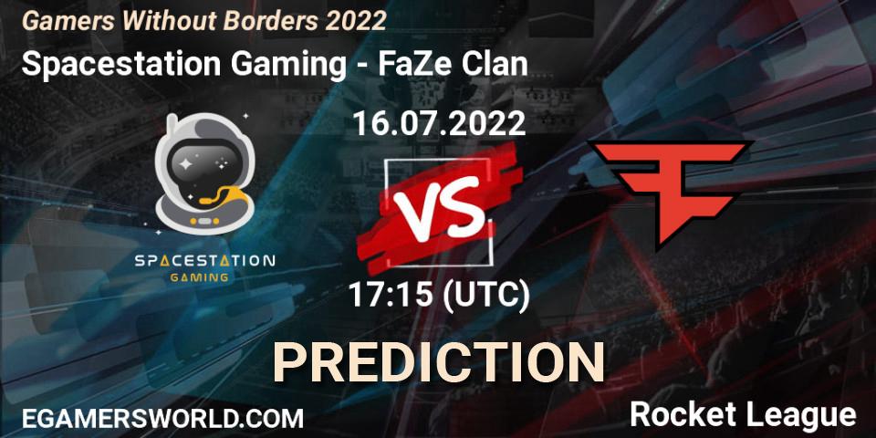 Pronóstico Spacestation Gaming - FaZe Clan. 16.07.2022 at 17:15, Rocket League, Gamers Without Borders 2022