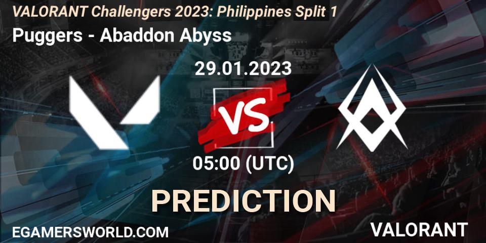 Pronóstico Puggers - Abaddon Abyss. 29.01.23, VALORANT, VALORANT Challengers 2023: Philippines Split 1
